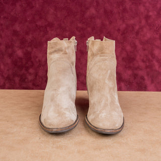 Paul Green Wmn Nora Taupe Suede Classic Western Boho Ankle Boots 9.5US AUS7