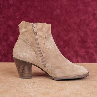 Paul Green Wmn Nora Taupe Suede Classic Western Boho Ankle Boots 9.5US AUS7