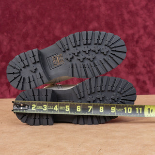 Dolce Vita Women Ronson Offwhite Leathe Lace-up Strap Combat Boots sz 7