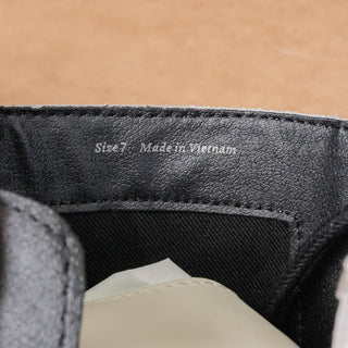 Dolce Vita Women Ronson Offwhite Leathe Lace-up Strap Combat Boots sz 7