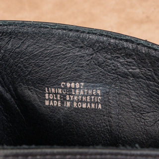 JCrew Harper Vintage Y2K Dark Brown Leather Riding Equestrian Zip Tall Boots 5.5