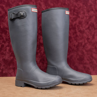 Hunter Women Original Tour Farm Barn Black Wellies Rain Rubber Boots 8US EUR39