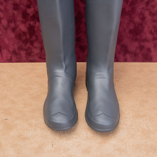 Hunter Women Original Tour Farm Barn Black Wellies Rain Rubber Boots 8US EUR39