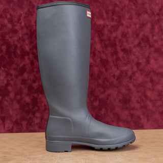 Hunter Women Original Tour Farm Barn Black Wellies Rain Rubber Boots 8US EUR39