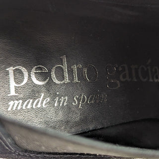 Pedro Garcia Nenet Chelsea Boots Black Leather Chunky Heel sz10-10.5 EUR41
