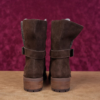 Splendid Women Karlyn Dark brown Moto Festival Boho Party Boots sz 10