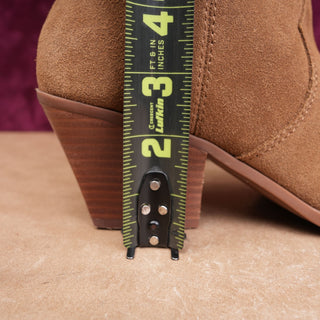 Dolce Vita Women Brown Suede Festival Western Cowboy Knee Zip Boots sz 8.5