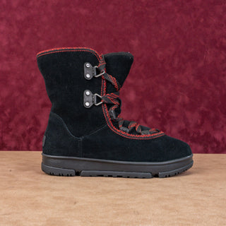 UGG Women Classic Weather Hiker Hi Black Suede Hiking Boots sz 10