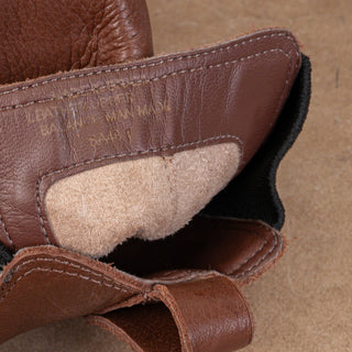 Bernardo Women Dublin Brown Leather Slip-on Chelsea Ankle Boots sz 6