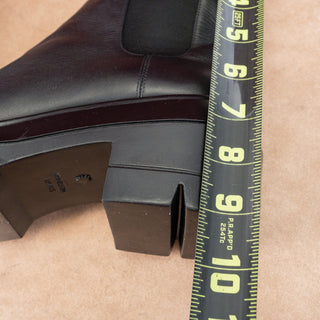 Stuart Weitzman Women Norah Black Leather Chelsea Boots size 9.5