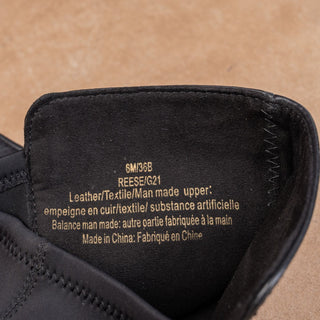 Karl Lagerfeld Women Black Leather Moto Festival Stretch Fashion Boots 6US EUR36
