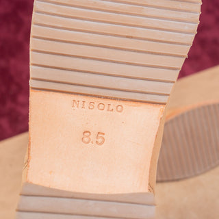 Nisolo Women Eva Tan Leather Modern Western Chelsea Ankle Boots sz 8.5