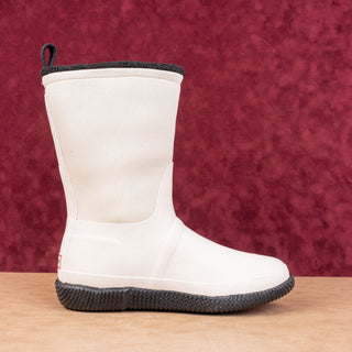 Hunter Women Sherpa White Rubber Fleece Lined Rain Boots sz 11US UK9