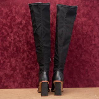 Vince Camuto Women Dreven Black Leather OTK Night Boots sz 9.5US EUR41