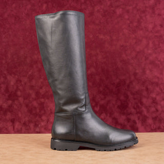 Vince Wmn Sibelle Water Resistant Black Leather Riding Equestrian Knee Boots 10