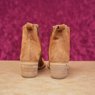 Paul Green Women Sante Western Italian Brown Suede Boots size 7.5US AUS 5