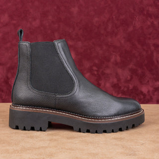 Caslon Women Miller Black Leather Water Resistant Chelsea Boots Sz 8.5