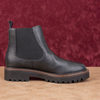 Caslon Women Miller Black Leather Water Resistant Chelsea Boots Sz 8.5