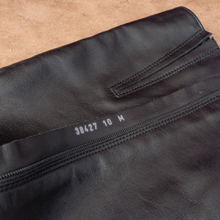 La Canadienne Women Strappy Black Leather Waterproof Riding Knee Boots sz 10