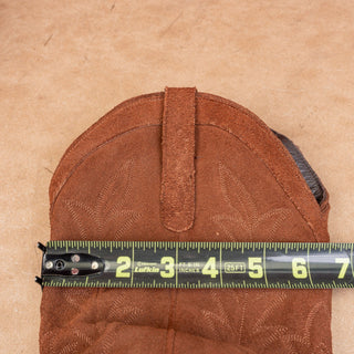 Lane Women Fire Away Brown Suede Western Cowboy Round Toe Knee Boots sz 6