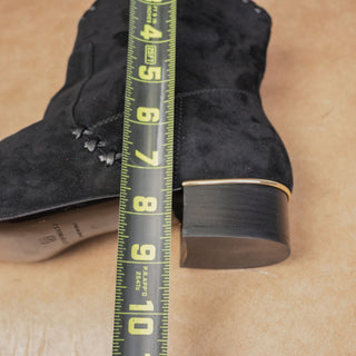 Bruno Magli Women Marlene Western Black Suede Ankle Boots size 11US EUR41