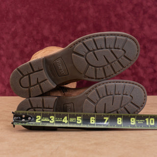 Born Women Britton Distress Brown Western Zip OTK Fashion Boots sz 6