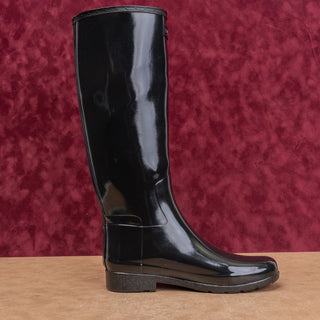 Hunter Wmn Original Refined Gloss Black Barn Farm Wellies Rubber Boots 9US EUR40