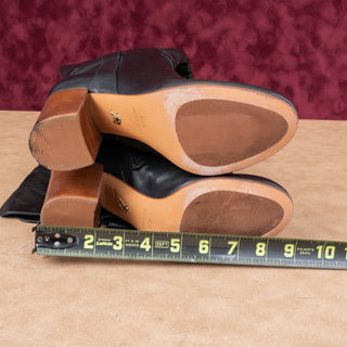 Vince Camuto Signature Women Kylar Black Leather OTK Fashion Boots sz 8