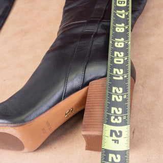 Vince Camuto Signature Women Kylar Black Leather OTK Fashion Boots sz 8