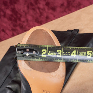 Vince Camuto Signature Women Kylar Black Leather OTK Fashion Boots sz 8