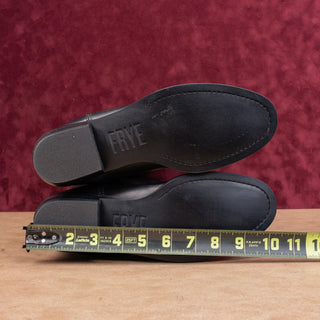 Frye Women Blair Black Leather Western Cowboy Wide Calf Knee Boots sz 8