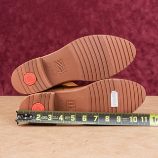 Fitflop Women Knot Mustard Warm Comfortable Leather Zip Knee Boots Size 9