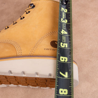 Carthartt Women Tan Leather 6" Moc Toe Construction Work boots sz 6US EUR36