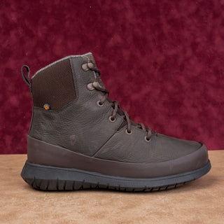 Bogs Men Freedom Lace Tall Waterproof Brown Leather Combat Boots size 9.5