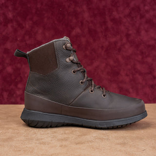 Bogs Men Freedom Lace Tall Waterproof Brown Leather Combat Boots size 9.5