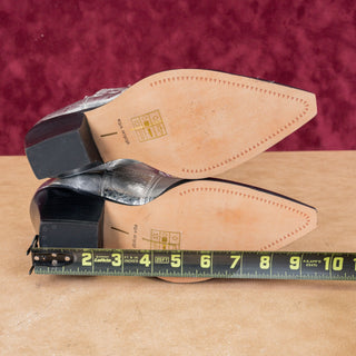 Dolce Vita Women Rasima Wide Calf Silver Metallic Cowgirl Western Fashion sz 6