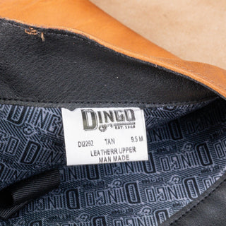 Dingo Women Casbah Tan Leather Harness Pull-on Bohemian Knee Boots sz 9.5