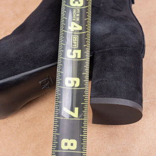 AGL Women Black Dressy Office Italian Black Suede boots sz 7.5-8US EUR 38.5
