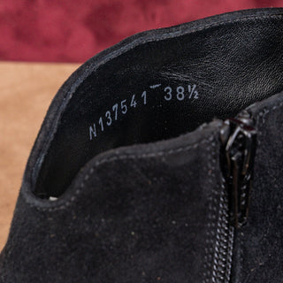 AGL Women Black Dressy Office Italian Black Suede boots sz 7.5-8US EUR 38.5