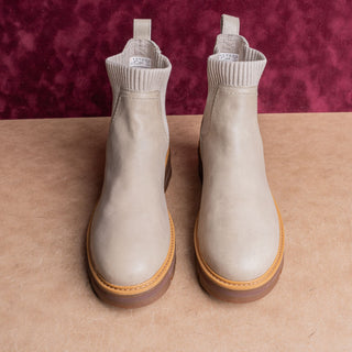Timberland Women Valley Grey Leather Slip on Ankle Classic Chelsea Boots sz 9.5
