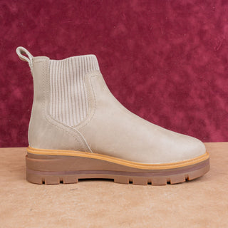 Timberland Women Valley Grey Leather Slip on Ankle Classic Chelsea Boots sz 9.5