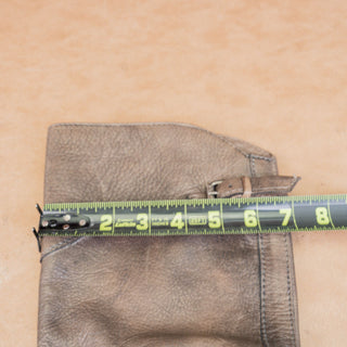 Frye Women Phillip Dark Grey Leather Zip Equestrian Riding Boots sz 7.5