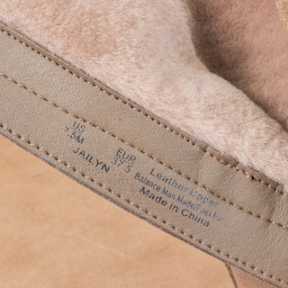 Sam Edelman Women Jailyn Taupe Waterproof Suede Plush Lined Zip Lug Boots sz 7.5