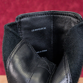 Vince Brinton Waterproof  Women Chelsea Boots Black Platform Leather Size 6