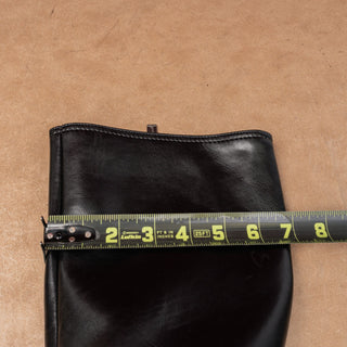 Paul Green Women Black Leather Lug Sole Fashion Party Tall Boots sz 7.5US AUS 5