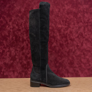 Cole Haan Women Duchess Black Suede OTK GrandOs Fashion Fall Boots sz 7.5