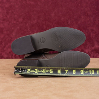 Michael Kors Women Brown Fabric Stretch Riding Knee Boots sz 7.5