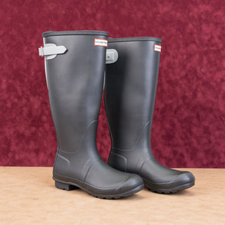 Hunter Women Original Back Adjustable Rain Wellies Knee Boots sz 8US EUR39