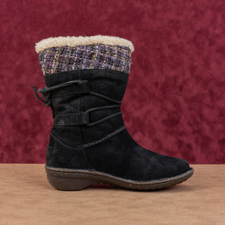 UGG Women Tanasa Fleece Lined Warm Lace Slip-on Mid calf boots sz 7