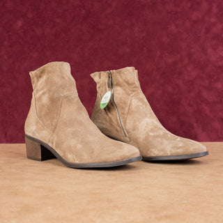 Paul Green Wmn Nicole Tan Suede Western Boho Ankle Boots 9US AUS6.5